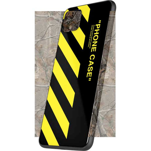 Black and Yellow Stripes Google Pixel 4 XL Skin